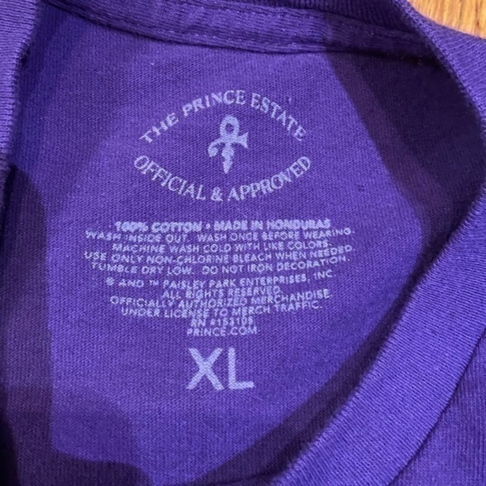 Prince 1999 Album Cover Graphic T-shirt Mens XL Purple - Picture 5 of 5